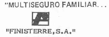 MULTISEGURO FAMILIAR F FINISTERRE, S.A