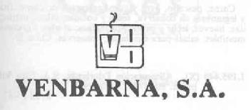 VENBARNA, S.A