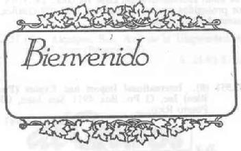 BIENVENIDO