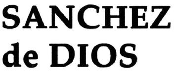 SANCHEZ DE DIOS