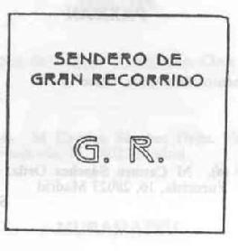 SENDERO DE GRAN RECORRIDO G.R