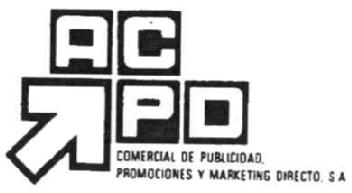 AC PD COMERCIAL DE PUBLICIDAD PROMOCIONES Y MARKETING DIRECTO, S.A