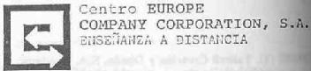CENTRO EUROPE COMPANY CORPORATION, S.A. ENSEÑANZA A DISTANCIA