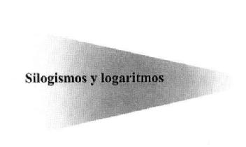 SILOGISMOS Y LOGARITMOS