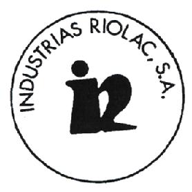 IR INDUSTRIAS RIOLAC, S.A