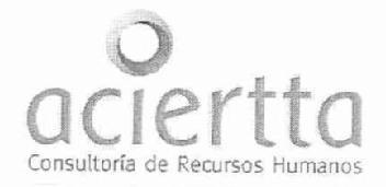 ACIERTTA CONSULTORIA DE RECURSOS HUMANOS