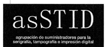 ASSTID AGRUPACION DE SUMINISTRADORES PARA LA SERIGRAFIA, TAMPOGRAFIA E IMPRESION DIGITAL