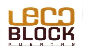 LECO BLOCK PUERTAS