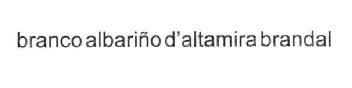BRANCO ALBARIÑO D'ALTAMIRA BRANDAL