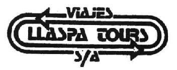 VIAJES LLASPA TOURS S/A