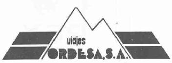 VIAJES ORDESA, S.A