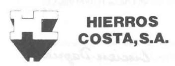 HC HIERROS COSTA, S.A