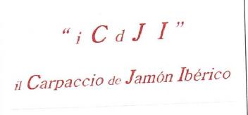 ICDJI IL CARPACCIO DE JAMON IBERICO