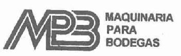 MPB MAQUINARIA PARA BODEGAS