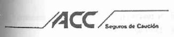 ACC SEGUROS DE CAUCION