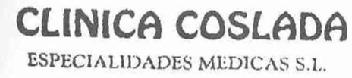 CLINICA COSLADA ESPECIALIDADES MEDICAS S.L