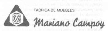 MARIANO MC CAMPOY FABRICA DE MUEBLES MARIANO CAMPOY