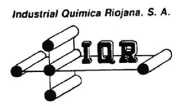 INDUSTRIAL QUIMICA RIOJANA, S.A. IQR