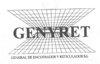 GENYRET GENERAL DE ENCOFRADOS Y RETICULADOS, S.L