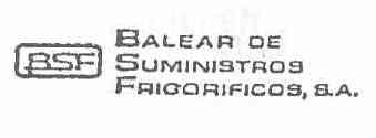 BSF BALEAR DE SUMINISTROS FRIGORIFICOS, S.A