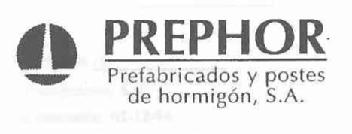 PREPHOR PREFABRICADOS Y POSTES DE HORMIGON, S.A