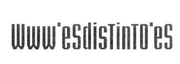 WWW'ESDISTINTO'ES