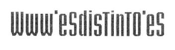 WWW'ESDISTINTO'ES
