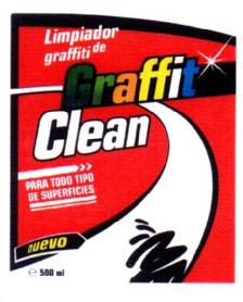 LIMPIADOR DE GRAFFITI GRAFFIT CLEAN PARA TODO TIPO DE SUPERFICIES NUEVO