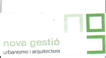 NOVA GESTIO URBANISME I ARQUITECTURA