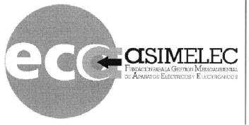 ECOASIMELEC FUNDACION PARA LA GESTION MEDIOAMBIENTAL DE APARATOS ELECTRICOS Y ELECTRONICOS