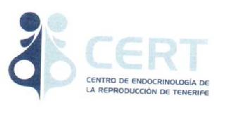 CERT. CENTRO DE ENDOCRINOLOGIA DE LA REPRODUCCION DE TENERIFE