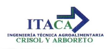 ITACA INGENIERIA TECNICA AGROALIMENTARIA CRISOL Y ARBORETO