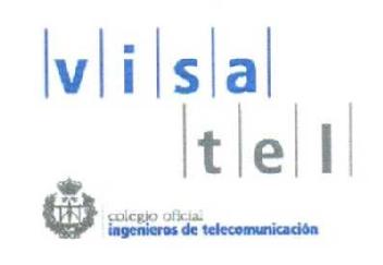 VISA TEL. COLEGIO OFICIAL INGENIEROS DE TELECOMUNICACION