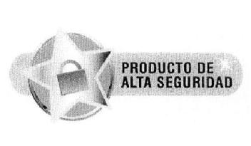 PRODUCTO DE ALTA SEGURIDAD