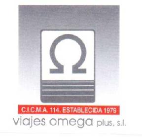 C.I.C.M.A. 114. ESTABLECIDA 1979 VIAJES OMEGA PLUS, S.L