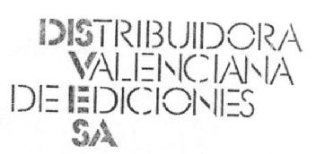 DISTRIBUIDORA VALENCIANA DE EDICIONES SA