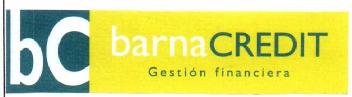 BC BARNACREDIT GESTION FINANCIERA