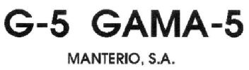G-5 GAMA-5 MANTERIO,S.A