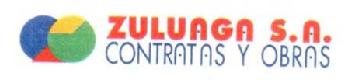 ZULUAGA S.A. CONTRATAS Y OBRAS