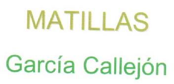 MATILLAS GARCIA CALLEJON
