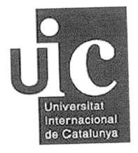 UIC UNIVERSITAT INTERNACIONAL DE CATALUNYA
