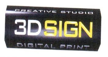 CREATIVE STUDIO 3D SIGN DIGITAL PRINT