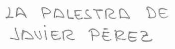 LA PALESTRA DE JAVIER PEREZ
