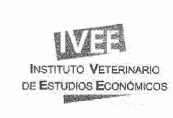 IVEE INSTITUTO VETERINARIO DE ESTUDIOS ECONOMICOS