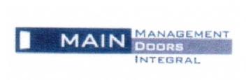 MAIN MANAGEMENT DOORS INTEGRAL