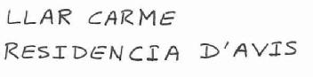 LLAR CARME RESIDENCIA D'AVIS