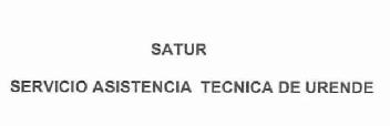 SATUR SERVICIO ASISTENCIA TECNICA DE URENDE