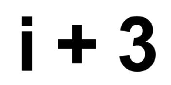 I + 3
