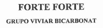 FORTE FORTE GRUPO VIVIAR BICARBONAT