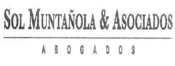 SOL MUNTAÑOLA & ASOCIADOS ABOGADOS